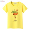 BGtomato beautiful Flamingo printing t shirts for women summer cool animal tops super fashion new style casual tee shirts