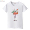 BGtomato beautiful Flamingo printing t shirts for women summer cool animal tops super fashion new style casual tee shirts