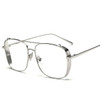Beyond Star High Quality Clear Lens Glasses Women Brand Designed Fashion Metal Frames Eyeglasses Gold Aviator Glasses Lunettes