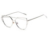 Beyond Star High Quality Clear Lens Glasses Women Brand Designed Fashion Metal Frames Eyeglasses Gold Aviator Glasses Lunettes