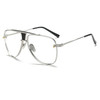 Beyond Star High Quality Clear Lens Glasses Women Brand Designed Fashion Metal Frames Eyeglasses Gold Aviator Glasses Lunettes