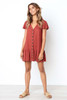 Betsy Dress - Rust