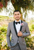 Best Selling 2016 Satin Green Tuxedo Jacket And Black Pants Dinner Party Prom Suits Groom Tuxedos Groomsmen Wedding Suits