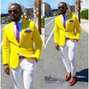 Best Selling 2016 Satin Green Tuxedo Jacket And Black Pants Dinner Party Prom Suits Groom Tuxedos Groomsmen Wedding Suits