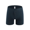 Best Selling Button Cotton Comfortable Long Leg Men's Boxers Shorts Button Front Open Male Underpants Man Underwear