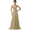 Best Sale 2017 Strapless Vestido Bandage Long Mermaid Prom Dress Gold Sequined Draped Sexy Prom Evening Dresses 6103