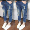 Girls Hole jeans Baby Boys Girls Clothing Brand Fashion Autumn Kids Trousers Children Clothing Rated
