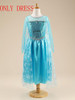 Girls elsa dress Costumes for kids snow queen Movie cosplay dresses princess anna Dress children party dresses fantasia vestidos