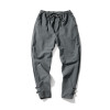 Chinese wind men's loose cotton and flax retro back pants men's autumn fashion casual pants Free shipping