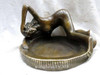 China copper brass Beauty belle Ashtray NAUTICAL DECOR Figurine Statue cooking tools Decoration Brass brass