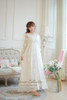 Free Shipping High Quality  Royal Women's Nightgown Princess Sleepwear Long White Pijamas Lace pijamas femininos
