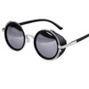 Free shipping glasses New Fashion glasses Women men Fashion retro roundness metal punk Sunglasses summer  7 colors glasses