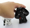 Free Shipping Cute 4" Star Wars Stormtrooper + Darth Vader Bobble Head Shaking Head Toy Model Car Decoration Boxed PVC Figure