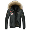 DIMUSI Men Winter Bomber Jacket Hooded Thermal Down Cotton Parkas Male Casual Hoodies Faux Fur Collar Warm Coats 4XL,TA015