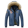 DIMUSI Men Winter Bomber Jacket Hooded Thermal Down Cotton Parkas Male Casual Hoodies Faux Fur Collar Warm Coats 4XL,TA015