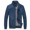 DIMUSI 2017 Spring Autumn Men Jacket Male Overcoat Casual Solid Jacket Slim Fit Stand Collar Zipper Men Jackets Coat 6XL,YA626