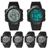 Digital Watch Fashion Waterproof Men's Boy LCD Digital Stopwatch Date Rubber Sport Wrist Watch