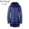 NewBang Down Coat Women Long Winter Jackets And Coats Ultra Light Down Jacket Portable Windbreaker Feather Parkas With Carry Bag