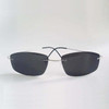 NewArrival Free Shipping Luxury Ultra-light Flexible Pure Titanium Rimless Mirror Polarized Sunglasses Eyeglasses Eyewear Unisex