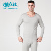 New2016 Long Johns Man Underwear Long sleeve T-shirt Male Pajamas Full Roundcollar Cotton keep warm Soild Brand clothing Fashion