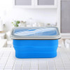 NEW!!!3 Color Collapsible Bento Lunch Picnic Food Container Storage Boxes Silicone Foldable Outdoor Portable Lunchbox Bowl