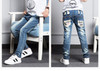 New Year's , jeans boy for children wear fashionable style and high quality kids jeans, boys ripped jeans
