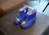 New Boys And Girls Leather Children Rain Boots Cute Cartoon Slip Baby Shoes Overshoes Water Shoes For Children Rubber Shoes