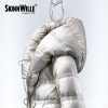 2016 autumn and winter down jacket women short paragraph European style minimalist hooded white goose down warm jacket Women 90