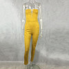 2016  elegant Suede off shoulder lace up long tight jumpsuit romper sexy  front hollow out Bodycon bandgae club Overalls Playsui