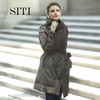 2015 women down warm long gift coat breasted  jacket  parka zipper fashion new winter outerwear suit collar new plus size thick