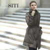 2015 women down warm long gift coat breasted  jacket  parka zipper fashion new winter outerwear suit collar new plus size thick