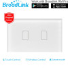 Broadlink TC2 US/AU Standard 1 2 3 Gang Home Automation WiFi Light Switch 110-240V Touch Panel Remote Control by RM2 RM Pro