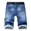 BOYUAN Brand Men's Jeans Shorts Men 2017 Summer Casual Fashion Denim Shorts Men Blue Jeans Male High Quality Ripped Shorts 301