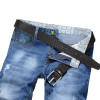 BOYUAN Brand Men's Jeans Shorts Men 2017 Summer Casual Fashion Denim Shorts Men Blue Jeans Male High Quality Ripped Shorts 301