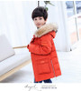 Boys Winter Jacket For Cold Winter Children Thick Duck Down Parkas Animal Fur Collar Kids Outerwear Boy Winter Coat -30 Degree