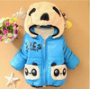 Boys Warm Jackets Children Clothing Girls Cartoon Bear Cotton Outerwear Tops Baby boys Hooded Coat Winter Kids Jacket Clothes