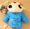 Boys Warm Jackets Children Clothing Girls Cartoon Bear Cotton Outerwear Tops Baby boys Hooded Coat Winter Kids Jacket Clothes