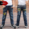Boys Pants Jeans 2017 Fashion Boys Jeans For Spring Fall Childrens Denim Trousers Kids Blue Patches Elastic Waist Designed Pants Boys Pants Jeans 2017 Fashion Boys Jeans For Spring Fall Childrens Denim Trousers Kids Blue Patches Elastic Waist Designed Pants