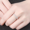 18k Gold Diamond Ring Diamond Wedding Ring Engagement Proposal Ring for Women