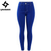 1893 Youaxon Women`s Brand New Plus Size High Waist Blue Stretch Skinny True Denim Jean For Woman Jeans