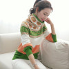 2017 autumn women's sweaters and pullovers vintage printed cashmere sweater warm turtleneck pullover christmas oversized pull