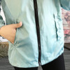 2017 Autumn Women Bomber Basic Jacket Pocket Zipper Hooded Two Side Wear Cartoon Print Outwear Loose Coat