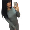 2017 Autumn Winter Warm Knitted Midi Dress Women Sexy Solid Long Sleeve Package Hip Bodycon Dress Vestidos GV420