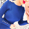 2017 Autumn Winter Warm Knitted Midi Dress Women Sexy Solid Long Sleeve Package Hip Bodycon Dress Vestidos GV420