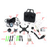 Global Drone DIY Assembly RC Drone 2.4G 4CH 6-Axis Gyro RC Helicopter Quadcopter with WIFI FPV Camera Education Toy Gift For Kid