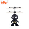 Global Drone 2CH Mini RC Spaceman Helicopter Radio Control Infrared Induction Remote Control Toys with Altitude Holder
