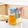 Glass transparent oil pots large leakproof installed vinegar bottles soy sauce bottles kitchen supplies sesame oil bottles