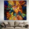 Glass Spiral Tapestry