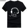 Givanildo 5XL Tee Shirt Man 2017 Fashion Printed Cartoon Short Sleeve Music Casual Cotton Large Size Men T-Shirt BY006