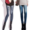 Girls Women Denim Jeans Stretch Skinny Leggings Jeggings Trousers Pants